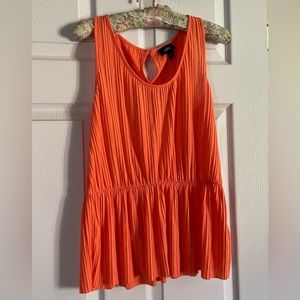 Orange summer tank - gently worn